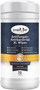 Toallitas antifúngicas y antibacterianas para perros y gatos – con Ketoconazol y clorhexidina – para puntos calientes, anillos