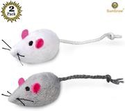 2 juguetes para gatos – Rattling Sound Thrills, promueve la agilidad, la coordinación – aumenta la caza natural, apuntar instin