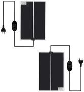 2 Pack 20W Reptile Heating Pad Tank Warmer with Temperature Control, Power Adjustment Under Tank Terrarium Heater Heat Mat for