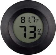 2 unidades termómetro digital Reptil switchable Celsius Fahrenheit Lizard Spider tortuga terrario tanque el higrómetro, S, Negr