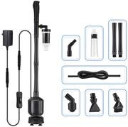 396GPH Limpiador eléctrico de grava para acuario, 5 en 1, herramienta de limpieza automática para tanque de peces, cambiador de