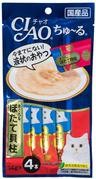 4 pcs x 14 g. La Carne Blanca Atún Scallops Ciao churu Atún Cat Lick aperitivos (Japón Snack) para gatos.