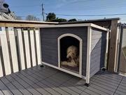 A4Pet - Casa de madera para perro al aire libre