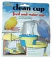 Accesorio para pájaro, taza para agua y comida, de JW Pet Company, S, Amarillo