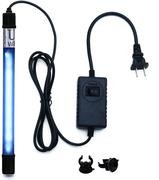 Acuario UV luz limpia sumergible impermeable lámpara agua limpia verde algas claro para pecera estanque (11W)