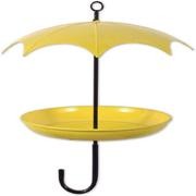 Sunset Vista 93315 Yellow Umbrella Bird Feeder, 10-inch High