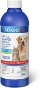 Adams Plus Champú para pulgas y garrapatas con precor, 24 onzas, azul