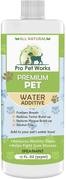 Aditivo de agua dental premium para mascotas para perros y gatos y animales pequeños, cuidado dental para mascotas malas, cuida