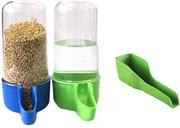 Yu-Xiang - Dispensador de agua para pájaros con cuchara, pequeños alimentos para animales y cuencos de Mynah, fuente para beber