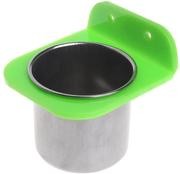 hypeety pájaros alimentador tazón espejo juguete para masticar taza de acero inoxidable juguete de inteligencia para pequeños l