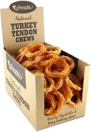 AFreschi Tendón de Turquía para perros, premium, natural, hipoalergénico, de larga duración, para masticar perros, fácil de dig