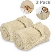 AIPERRO - Juego de 2 mantas de forro polar para perro, suaves y cálidas, para cama, sofá, asiento de coche, lavable para cachor