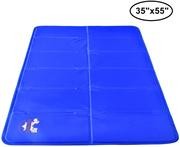 Alfombrilla de auto refrigeración para mascotas para perreras, cajones y camas- ARF Pets, APCLPD0135, Azul, 1