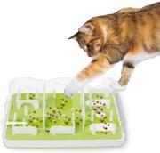 All for Paws Juguete interactivo para gatos con forma de puzle, dispensador de alimentos para gatos