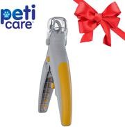 Allstar Innovations PetiCare cortaúñas con luz LED para mascotas, ideal para recortar uñas y garras de gatos y perros, 5 aument