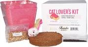 Amante de los gatos de Kit, catgrass semillas, semilla de catnip, de fibra de coco, con bono juguete de gato