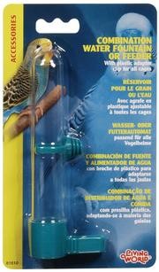 Living world Combo Waterer y alimentador, pequeñas