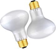 Aomryom UVA 75W 2 Pack Basking Spot Heat Lamp Bulb Soft White Light Heat Bulbs for Reptiles & Amphibians