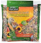 Wild Harvest Hámster y Gerbil dieta nutricional avanzada, 4.0 lbs