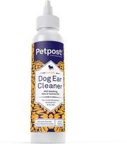 Toallitas limpiadoras de oídos de la marca Petpost para perro y gato, solución de aceite de coco natural, el mejor remedio para