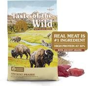 Comida seca para perros de Taste of the Wild High Prairie sin granos tostado Bisonte & Venison