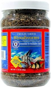 SAN FRANCISCO BAY Brand Freeze Dried Bloodworms 1.75oz