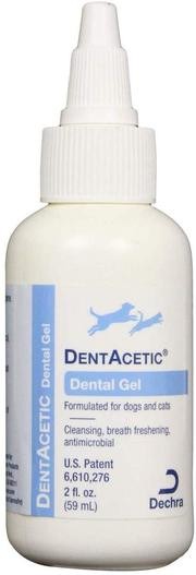 Dechra Dent ACETIC Diente Gel para perros y gatos, 2-Ounce