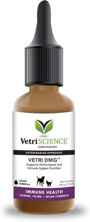 VetriScience Laboratories - Vetri DMG Liquid, Endurance and Immune Support for Cats, Dogs and Birds
