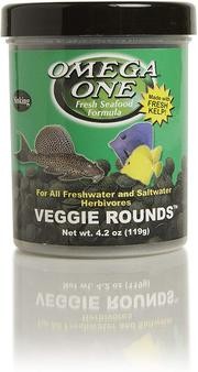 Omega One Veggie Rounds, Redondas 0.551 in, hundimiento
