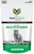 vetriscience laboratorios NU Cat Multivitamin para gatos, 30 Bite Sized Soft Chews