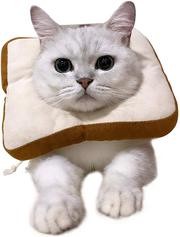 USAMS Collar ajustable para recuperación de gatos, lindo cono de cuello después de la cirugía, curación de heridas, recuperació