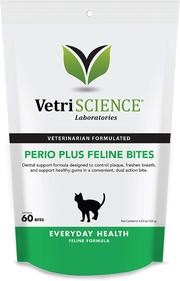 vetriscience laboratorios – Perio Plus Feline Bites para mascotas