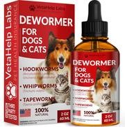 DEW0RMER para perros y gatos (2 oz) – Treat & Prevent – Amplio espectro WHIPW0RM, H00KW0RM, R0UNDW0RM & TAPEW0RM DEW0RMER – Hec