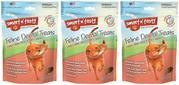 (3 Pack) Smart N 'Tasty Cat Dental Grain-Free Treats Salmón – 3 onzas cada