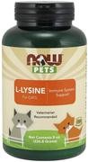Now Pet Health, suplemento de lisina, en polvo, formulado para gatos, certificado por la NASC, 8 onzas
